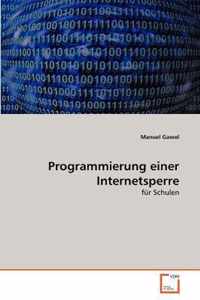 Programmierung einer Internetsperre