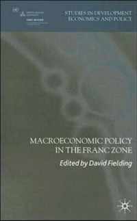 Macroeconomic Policy in the Franc Zone