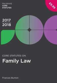 Core Statutes on Family Law 2017-18