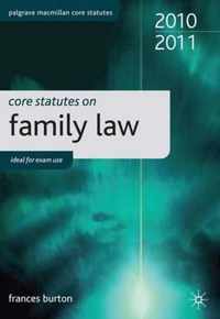 Core Statutes on Family Law