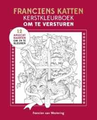 Franciens katten kerstkleurboek om te versturen