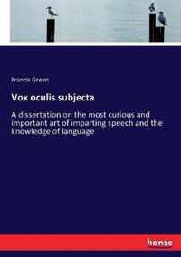 Vox oculis subjecta