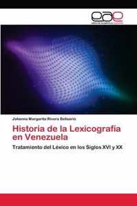 Historia de la Lexicografía en Venezuela