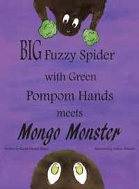 Big Fuzzy Spider with Green Pompom Hands Meets Mongo Monster