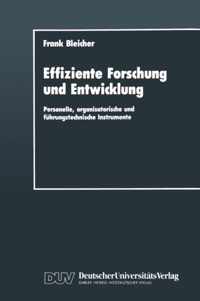 Effiziente Forschung Und Entwicklung