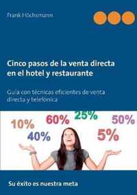 Cinco pasos de la venta directa en el hotel y restaurante