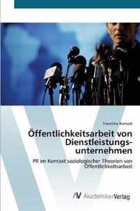 OEffentlichkeitsarbeit von Dienstleistungs- unternehmen