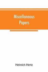 Miscellaneous papers