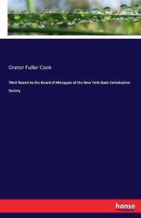 Third Report to the Board of Managers of the New York State Colonization Society