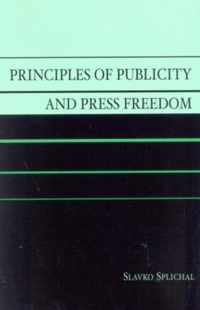 Principles of Publicity and Press Freedom