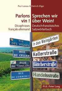 Parlons vin/Sprechen wir über Wein