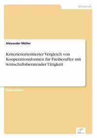 Kriterienorientierter Vergleich von Kooperationsformen fur Freiberufler mit wirtschaftsberatender Tatigkeit