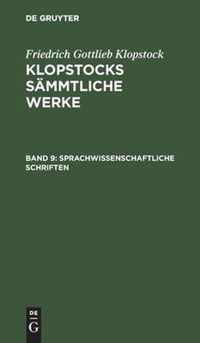 Sprachwissenschaftliche Schriften