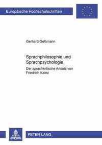 Sprachphilosophie Und Sprachpsychologie