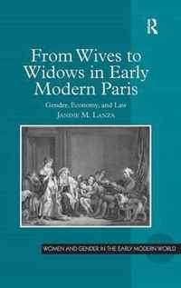 From Wives to Widows in Early Modern Paris