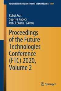 Proceedings of the Future Technologies Conference (FTC) 2020, Volume 2