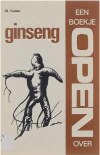 Boekje open over ginseng - Fulder