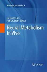 Neural Metabolism In Vivo