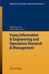 Fuzzy Information & Engineering and Operations Research & Management