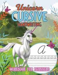 Unicorn Cursive Handwriting Workbook