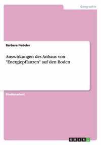 Auswirkungen des Anbaus von Energiepflanzen auf den Boden