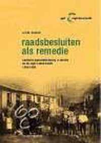 Raadsbesluiten als remedie. openbare gezondheidszorg in Zwolle en de r