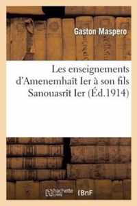 Les Enseignements d'Amenemhait Ier A Son Fils Sanouasrit Ier