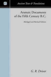 Aramaic Documents of the Fifth Century B.C.