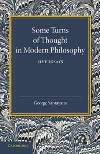 Some Turns of Thought in Modern Philosophy