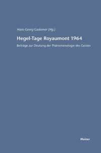 Hegel-Tage Royaumont 1964