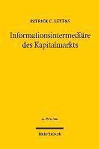 Informationsintermediare des Kapitalmarkts