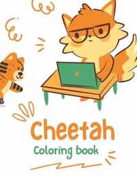 Cheetah Coloring Book