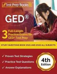 GED Study Questions Book 2021 and 2022 All Subjects