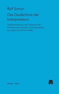 Gedachtnis der Interpretation