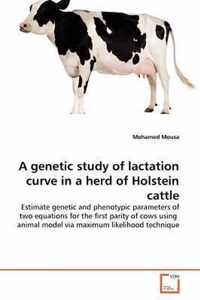 A genetic study of lactation curve in a herd of Holstein cattle