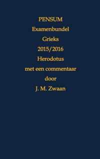 Pensum Examenbundel Grieks 2015/2016 Herodotus