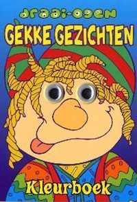 Gekke gezichten - Draai-ogen (Kleurboek)