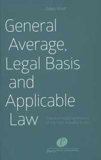 General average, legal basis and applicable law