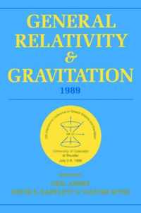 General Relativity and Gravitation, 1989