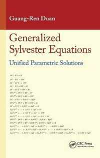 Generalized Sylvester Equations