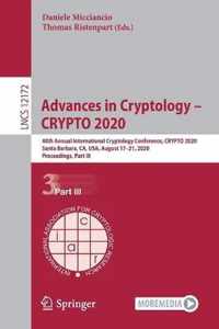 Advances in Cryptology CRYPTO 2020