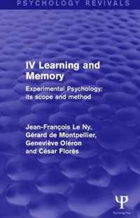 Experimental Psychology: Its Scope and Method