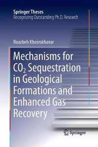 Mechanisms for CO2 Sequestration in Geological Formations and Enhanced Gas Recovery