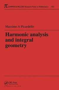 Harmonic analysis and integral geometry