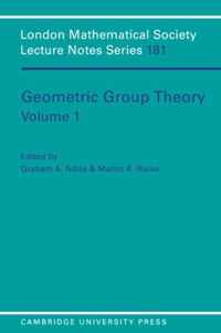 London Mathematical Society Lecture Note Series Geometric Group Theory