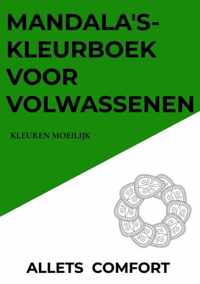 Mandala&apos;s-kleurboek voor volwassenen-Kleuren moeilijk-A5 Mini- Allets Comfort - Allets Comfort - Paperback (9789464057355)