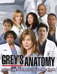 Grey's Anatomy Dots Lines Spirals Coloring Book