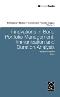 Innovations in Bond Portfolio Management