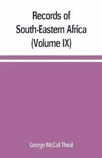 Records of South-Eastern Africa