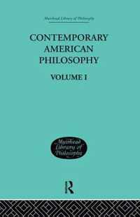 Contemporary American Philosophy